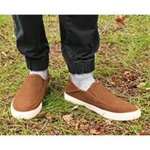 STAHEEKUM Sneakers Men&#39;s 9.5 Flipside Crash Back Suede Slip On Casual Shoes - $32.73