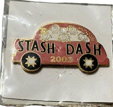 Vintage 2003 Michigan&#39;s Stash Dash Enamel Old Time Car Pin - £8.05 GBP