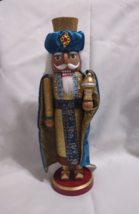 Nutcracker Wise Man Wood Maji Nativity King Melchior 14 Inches Christmas Decor - $69.99