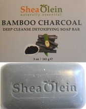 2- Pack - Shea Olien - Bamboo Charcoal Deep Cl EAN Se Detoxifying Soap - £7.90 GBP