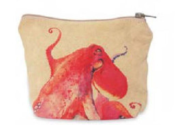 Red Octopus 913390 Travel Pouch Bag Purse 5.5 X 7.5&quot; Zipper Enclosure - $12.86