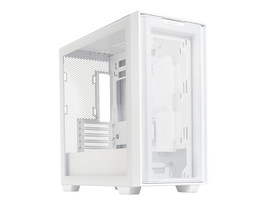 ASUS A21 White Micro ATX Computer PC Case Steel / Plastic / Tempered Glass - £78.68 GBP