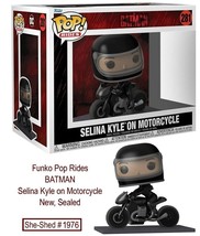 Funko Pop Rides 281 BATMAN Selina Kyle on Motorcycle New, Sealed - £11.77 GBP