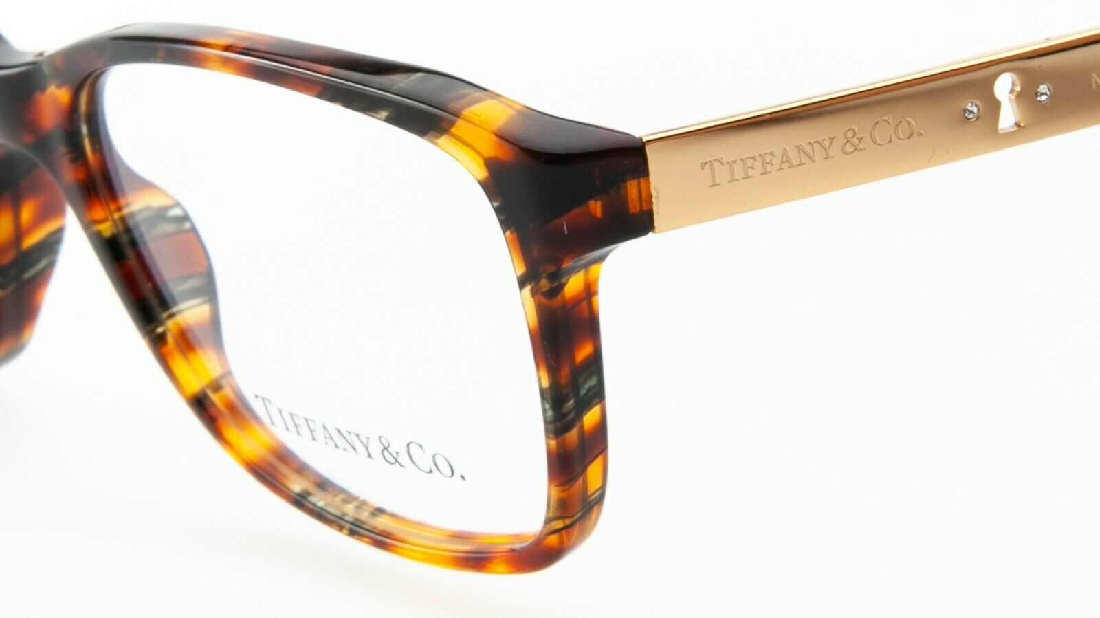 NEW TIFFANY & Co. TF 2072-B 8114 TORTOISE W/ BLUE SPECKS EYEGLASSES 54mm Italy Item image 6