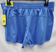 Women's Large Mid-Rise Knit Shorts 5" - All in Motion Cobalt Blue image 3