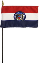 Missouri - 4&quot;X6&quot; Stick Flag - $3.42
