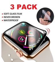 3-Pack For Apple Watch 7 6 5 4 3 2 SE Full Screen Protector iWatch 38/42 40/44mm - £15.63 GBP