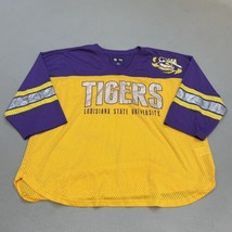 LSU Tiger Eye Jersey Shirt 4her by Carl Banks Size XL Yellow, Purple, Silver - £23.70 GBP