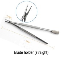 Stainless steel titanium alloy ophthalmic micro instruments clip blade blade hol - £30.87 GBP