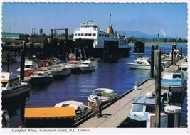 Postcard Campbell River Salmon Capital Vancouver Island British Columbia BC - $3.95