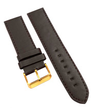 22mm Genuine Leather Watch Band Strap Fits Army Military Classic Chrono Pin-YL - $13.00