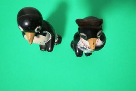 Vintage 1950s Kool Cigarettes Willie &amp; Millie Penguin Salt &amp; Pepper Shakers 4&quot;T - £6.88 GBP