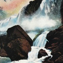 VTG Niagara Falls Rock of Ages Cave of the Winds American Falls Postcard - £6.03 GBP