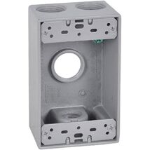 Master Electrician FSB75-4 Weatherproof 1 Gang Rectangular Outlet Box Four - $21.42
