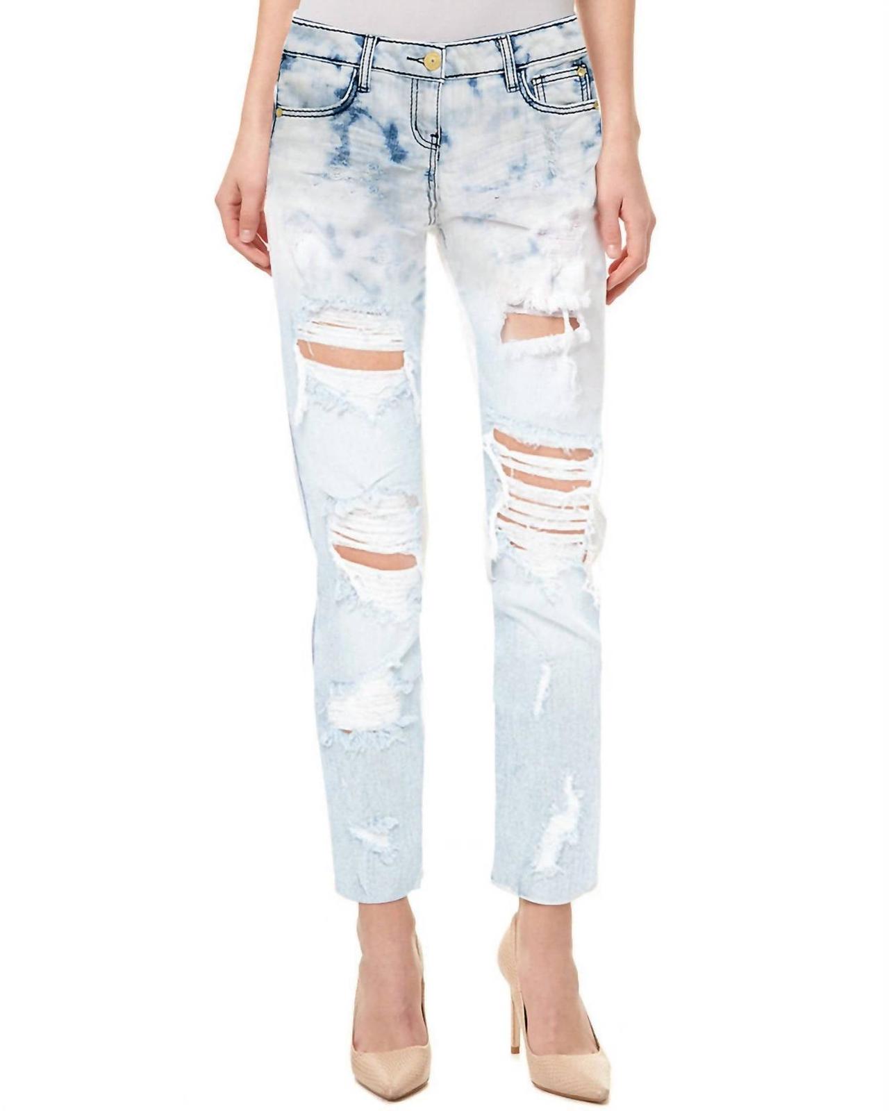Hidden Women Bleached Bailey Distressed Ripped Skinny Fit Jeans Size 28 - $33.66