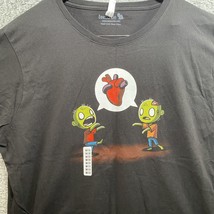 Womens 2XL Turtle tess shirt zombie hearts new - $9.60