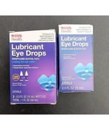 2 Pc Boxes, Mixed Lot CVS Lubricant Eye Drops (ZZ16) - £18.26 GBP