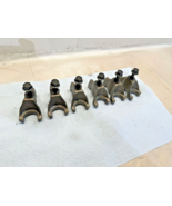 Set of 6 Detroit 60 series 14.0L diesel fuel injector hold down clamps OEM - $139.90