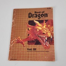 Best Of Dragon Magazine Vol III July 1983 TSR Dungeons and Dragons AD&D - $17.82