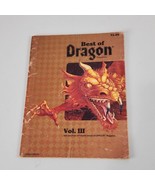 Best Of Dragon Magazine Vol III July 1983 TSR Dungeons and Dragons AD&amp;D - £14.61 GBP