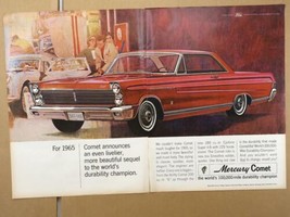 1964 Mercury Comet Car Canadian Lord Calvert Chef Boy-ar-dee Print Ad 21x13.25&quot; - £5.75 GBP