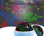 Night Light For Kids,Dino And Car 2 In 1 Kids Night Light Projector 360 ... - $35.99