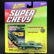 Johnny Lightning Super Chevy 1957 &#39;57 Chevrolet Bel Air Diecast Car Gree... - £12.09 GBP