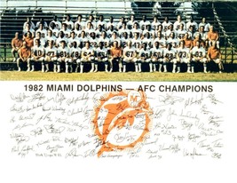 1982 MIAMI DOLPHINS 8X10 TEAM PHOTO PICTURE NFL FOOTBALL - £3.87 GBP