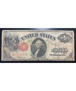 1917 $1. Red Seal Large Bill. US PAPER MONEY LARGE NOTE. 20210106 - £83.66 GBP