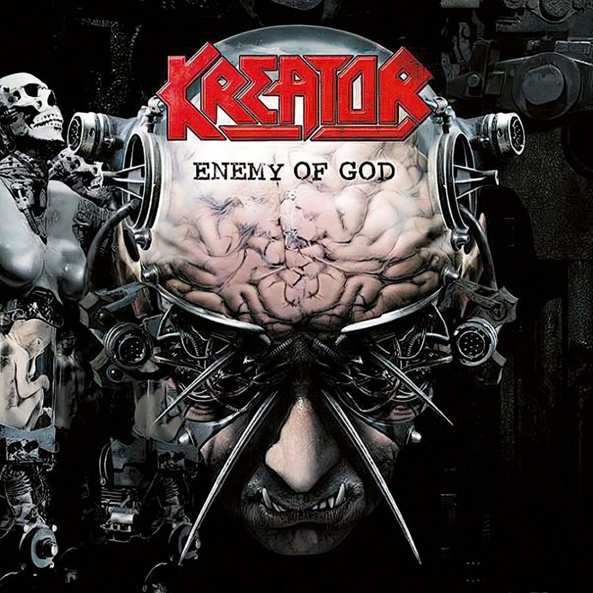 KREATOR Enemy of God BANNER 2x2 Ft Fabric Poster Tapestry Flag album cov... - $22.00