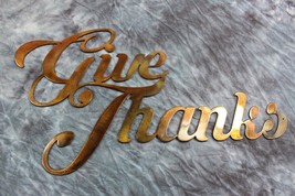 Give Thanks Metal Wall Art 10&quot; x 18&quot; - $28.48