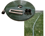 75FT Flat Sprinkler Hose for Lawn Watering Garden Soaker Hose, Heavy Duty   - $64.18