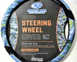 Mossy Oak Fishing Premium Steering Wheel Cover Universal Size Blue - £24.10 GBP