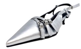 Shu Shop Women&#39;s Nadja Heels Silver - $31.00