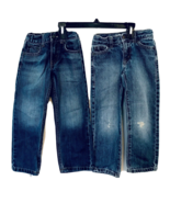 Levi&#39;s 505 Regular &amp; Crazy 8 Loose Boys Size 4 Slim Straight Leg Blue Je... - £12.79 GBP