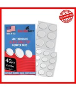 40 Clear Adhesive Bumper Pads - Round Protectors for Tables, Laptops &amp; F... - $568.83 MXN