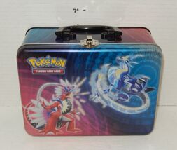 Pokemon TCG Back To School Collectors Chest 2023 Metal Case Tin Lunchbox... - $24.70