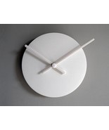 7&quot; Small White Wall Clock, Unique Big Bang-Inspired Italian Design, Sile... - $56.25 CAD