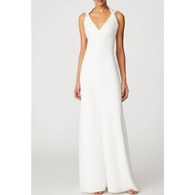Halston Heritage allison beaded neckline gown Ivory - $403.00