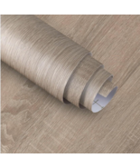 Light Gray Oak Wood Textured Peel and Stick Wallpaper  Large 31.5&quot;x354&quot; ... - $79.20