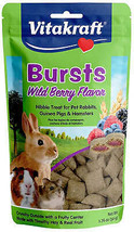 Vitakraft Bursts Wild Berry Flavor Nibble Treats for Small Pets - £3.84 GBP+