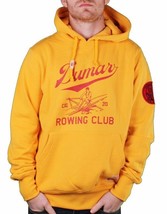 Hawke &amp; Dumar Rowing Club sculling boat Yellow Red Pullover Hoodie - $44.25