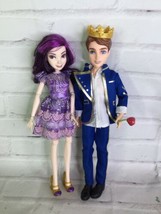 Disney Descendants Mal and Ben Isle of The Lost Auradon Prep Dolls from 2 Pack - £30.46 GBP