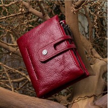 STG Men&#39;s Genuine Leather RFID Blocking Wallet (Red) With Multi Pocket - £41.44 GBP