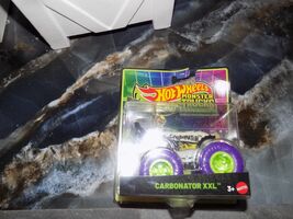 SPIN MASTER 2024 Hot Wheels Monster Trucks GLOW IN THE DARK CARBONATOR X... - $40.50