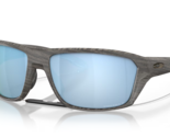 NEW Oakley SPLIT SHOT Black POLARIZED Deep Water Blue PRIZM Sunglass 941... - $3,518.21 MXN