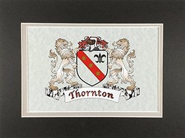 Thornton Irish Coat of Arms Print - Frameable 9&quot; x 12&quot; - $24.00