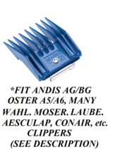 Andis Universal Attachment Guide 3/8 10mm #2 Comb*Fit Agc,Excel,Pulse Zr,Mbg,Bdc - £6.38 GBP