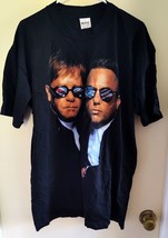 Summer of 1994 Billy Joel &amp; Elton John Concert Tour Black T-Shirt Size XL - £25.62 GBP