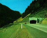 US Highway 10 Snoqualmie Pass Tunnel Washington WA Chrome Postcard - £3.08 GBP